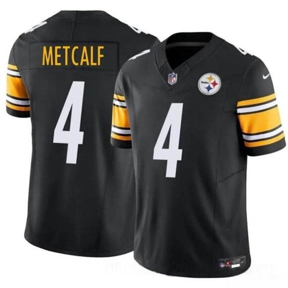 Mens Youths Kids Womens DK Metcalf Black Stitched Vapor Jersey